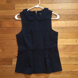 JCrew peplum top